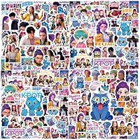 300 Pack Kpop Demon Hunters Stickers, Aesthetic Cute Demon Slayer Vinyl Waterproof Stickers for Journal, Laptop, Phone, DIY Decoration for K-Pop Fans
