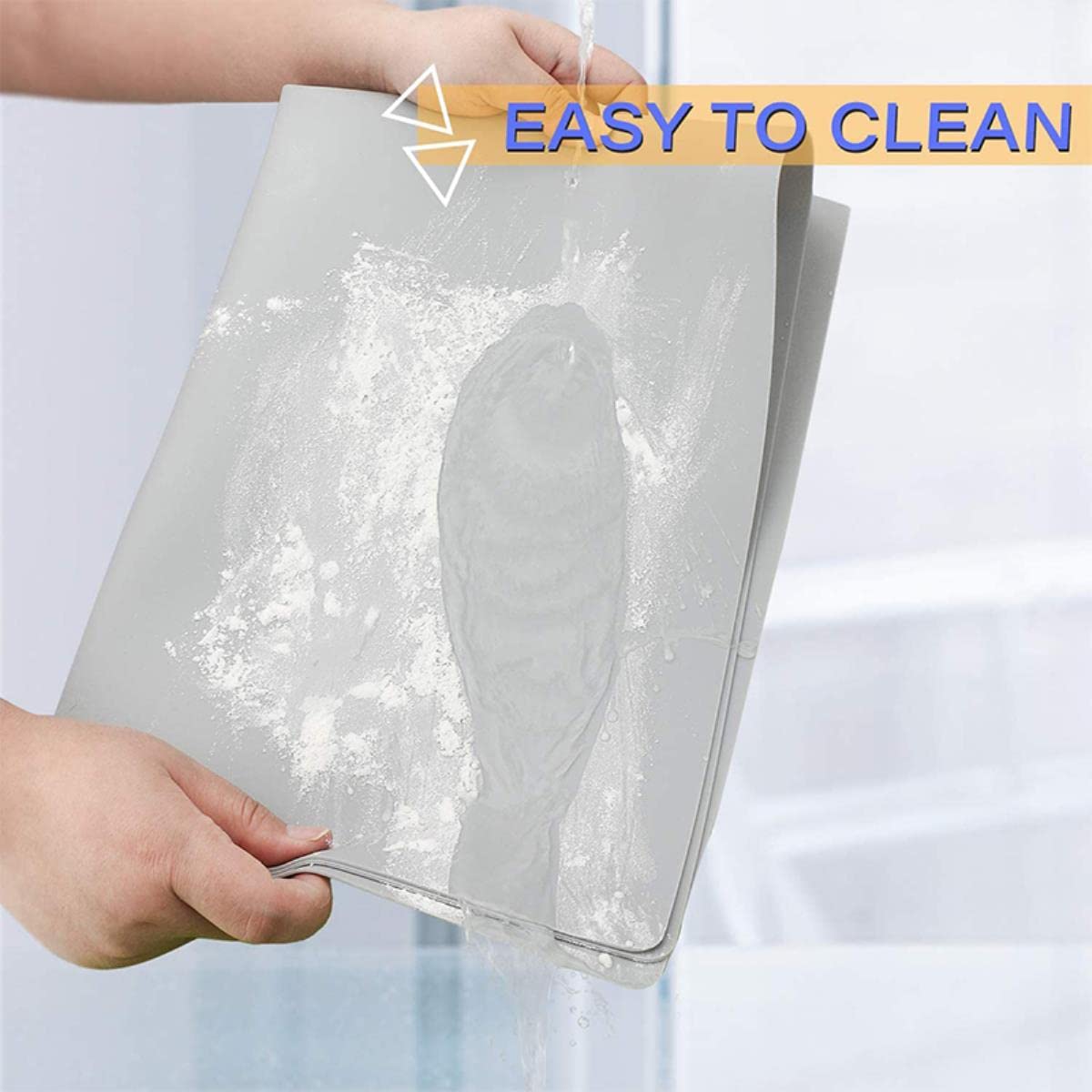 60X40cm Tovaglietta in Silicone di Grandi Dimensioni Isolamento Termico Cup Pad Tovaglia Tovaglietta Ciotola Antiscivolo Sottobicchiere Accessori per la Cucina-Cina,60x40cm Deep Grey