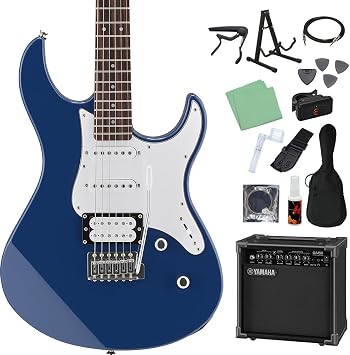 Yamaha Pacifica 112V UTB Electric Guitar Beginner Set of 14 GA15II Included Electric Guitar United Blue Yamaha