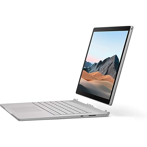 Microsoft Surface Book 3 13.5 Inch Touch-Screen 512GB i7 32GB RAM with Windows 10 Pro (Wi-Fi, 1.3GHz Quad-Core i7 up to 3.9GHz, Newest Version) SLM-00001, Platinum