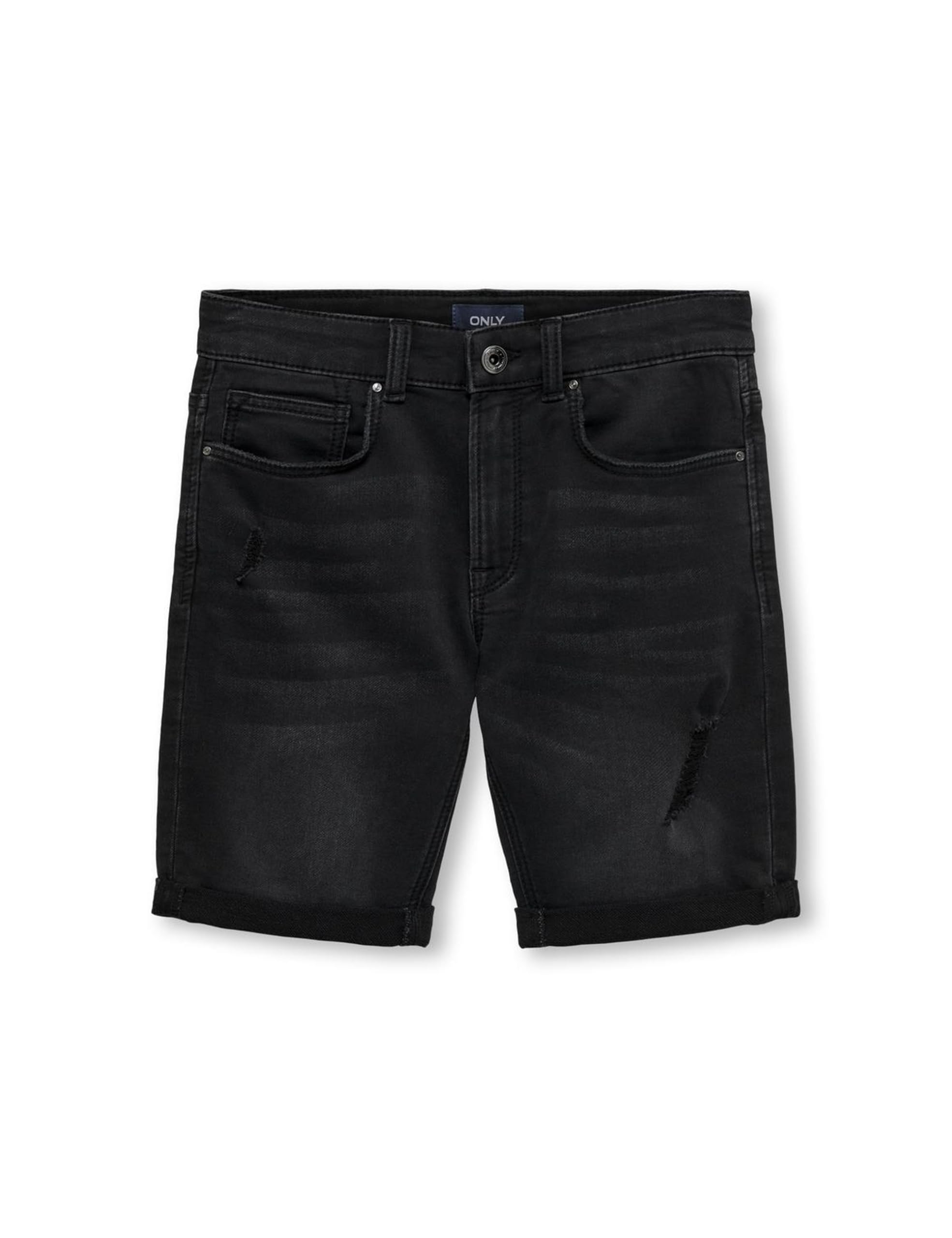 Shorts de mezclilla para niños con costuras dobles resistentes 6