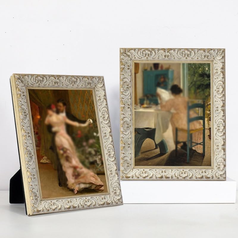 Amazon.co.jp: GAEKWI 結婚式のスタジオでビンテージの木製額縁を写真