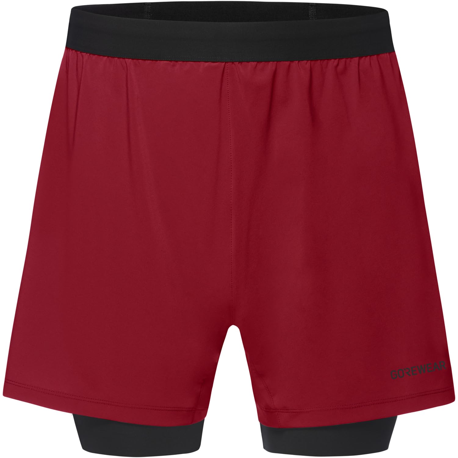 GORE WEAR CONCURVE 5” 2in1 Shorts Mens, Utility Red/Black, S