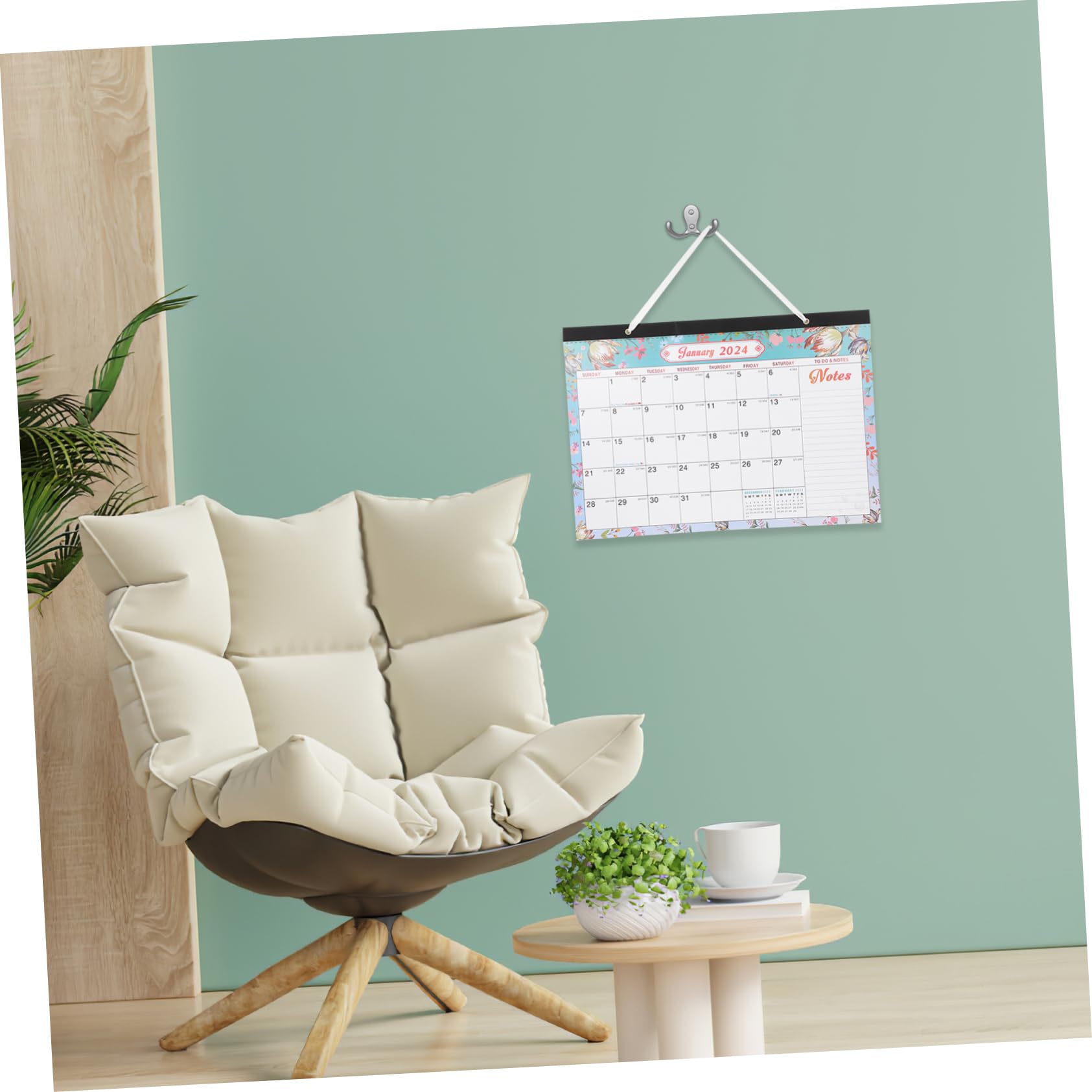 SEWACC 5stücke Wandkalender Für Familienplanung Aufhängbarer Monatskalender Mit Kreativen Notizfeldern Für Büro Und Zuhause Übersichtliche Gestaltung Für Termine Und Ereignisse