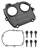Engine Timing Cover with Gasket Kit Fit for Audi Q3 Q5 Q7 A3 A4 A5 A6 A7 S3 TTS, Fit for Volkswagen VW Golf Jetta Tiguan Arteon Atlas Beetle GTI Passat Replace 06K103269F, 06k103483, 06K103583