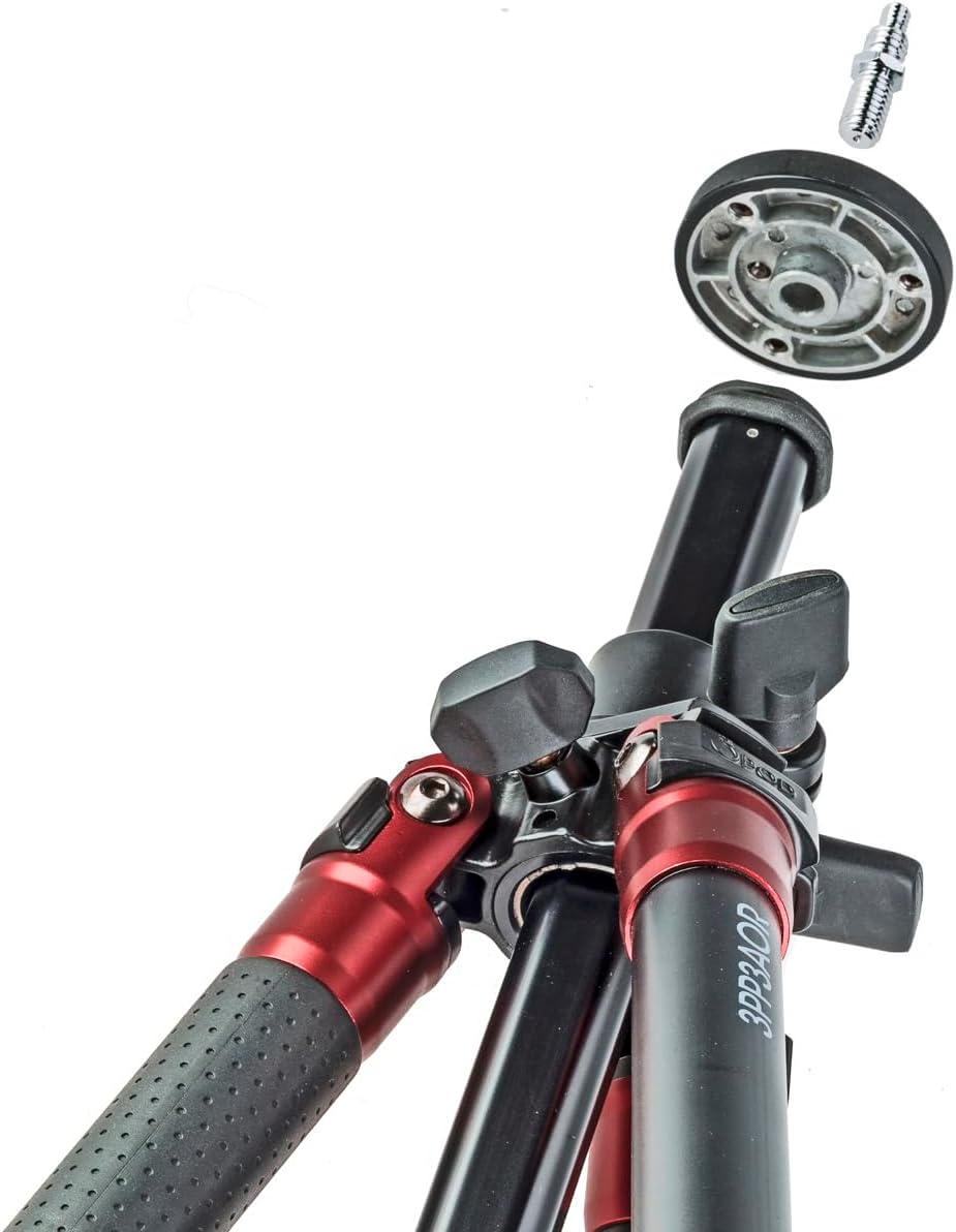 3Pod Orbit 4-Section Aluminum Tripod for Photo and Video Cameras, Bubble Level