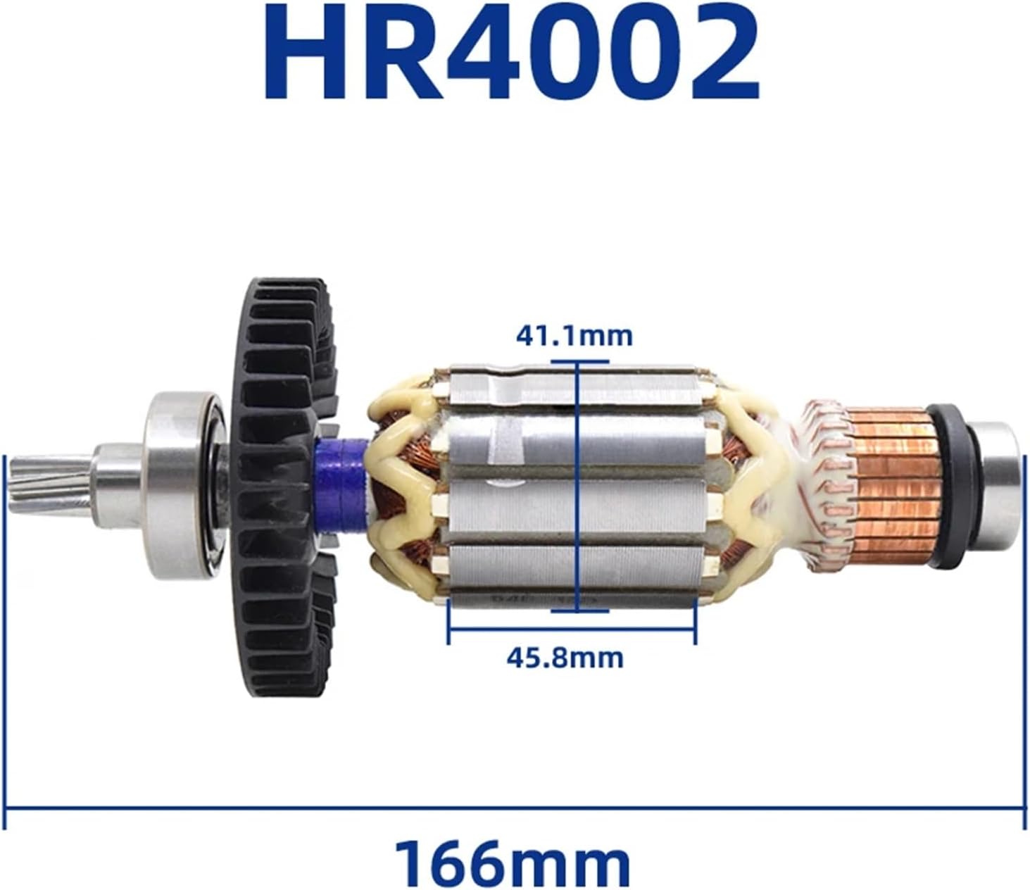 CAARLA Armature Rotor Stator Accessories for HR4002 Electric Hammer Electric Pick Anchor Stator Coil Replacement 518669-1(Rotor)