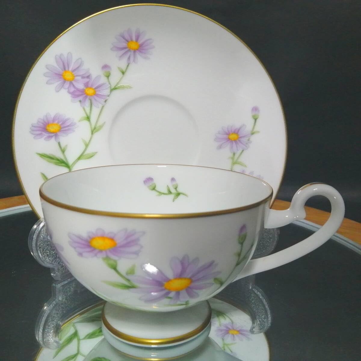 万葉の花 カップ ＆ ソーサー スプーン 高級陶器製 【公式通販】