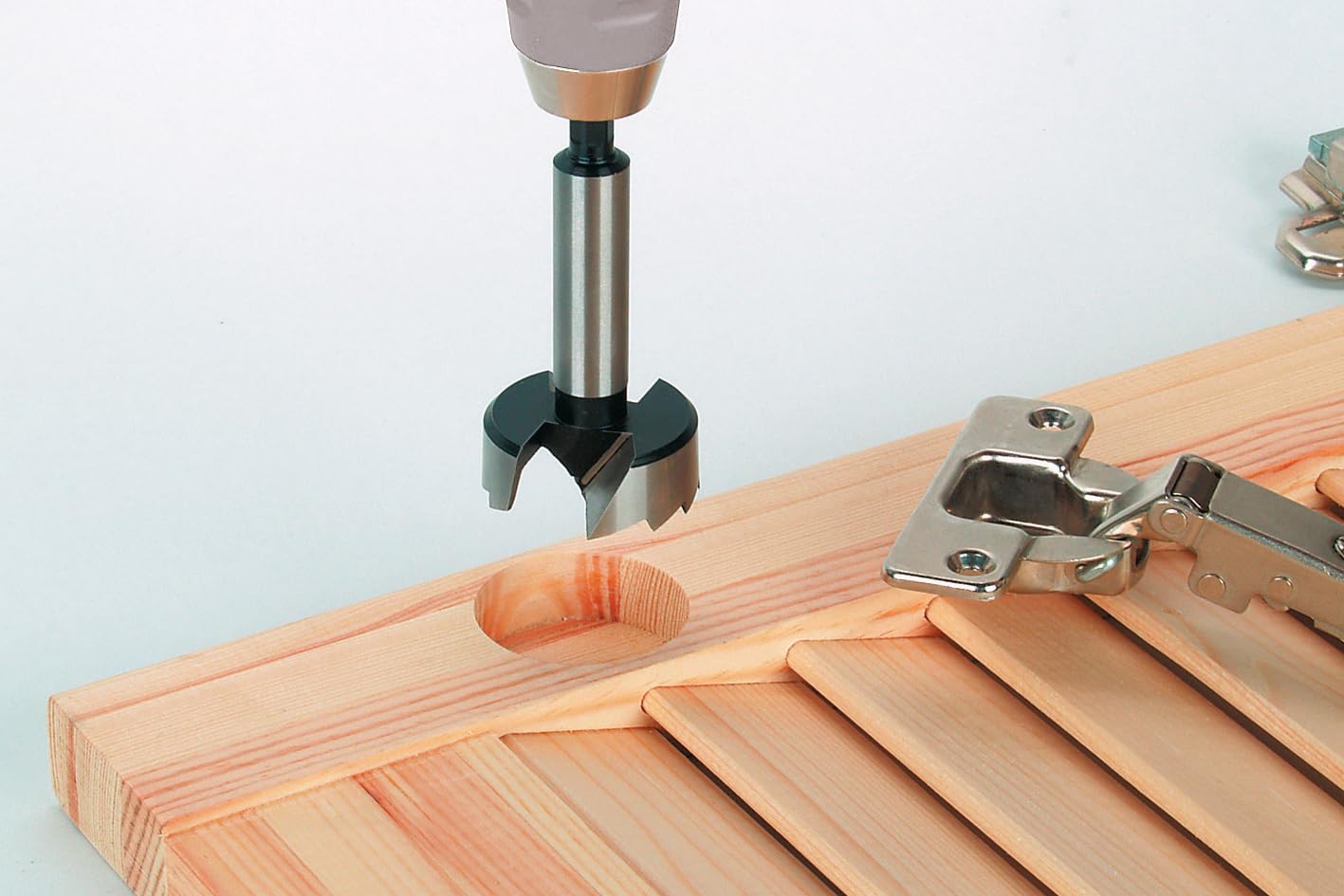 wolfcraft Forstner Drill Bit, Hexagon Shank, Ø 26 mm I 3309000 I For drilling in wood, with and without depth limit
