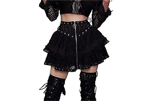 High-Waisted Goth Skirt: Unveiling the Essence of Punk Rock Style