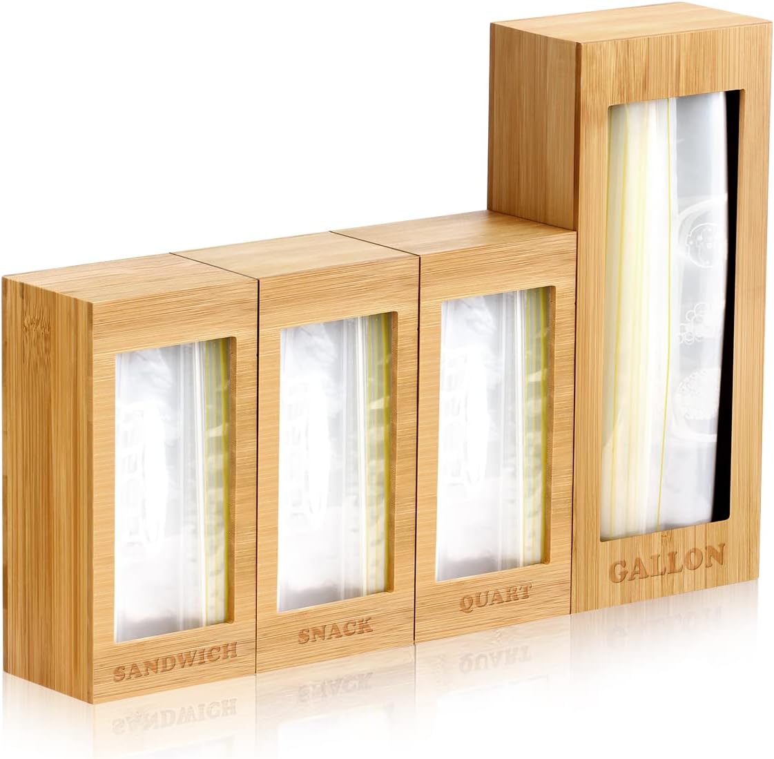 AIEVE Ziplock Bag Storage Organizer for Kitchen Drawer, Set