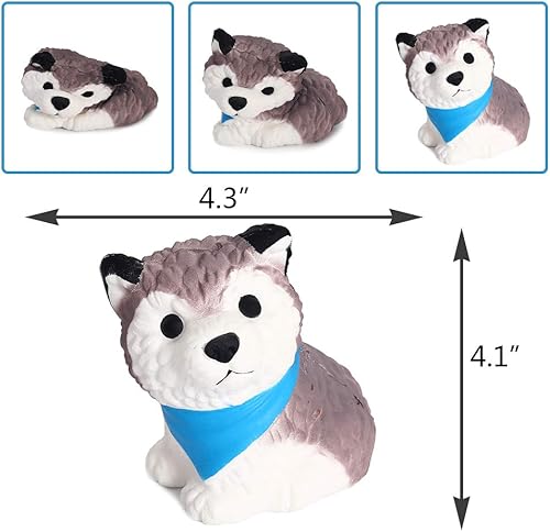 Miniatura 3 de Anboor 3 piezas Squishies Perro Gato Kawaii Perro Kawaii Perfumado Suave Levantamiento Lento Animal Squishies Squeeze Stress Relief Kids Toy Prime