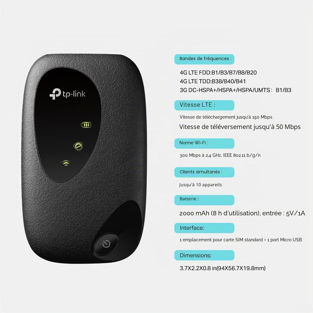 TP-Link M7200 Routeur Wi-FI