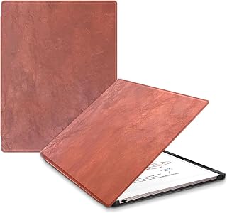 Case for Remarkable Paper Pro Tablet 11.8" (2024 Released) Lightweight and Hard Back Shell Protective Book Folio Cover,Have Auto Sleep/Wake,Pen Holder and Pen Tips Box (Marble Brown)