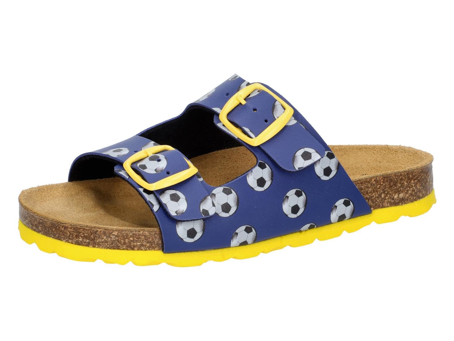Lico Bioline Universe Mules, Navy/Yellow, 41 EU