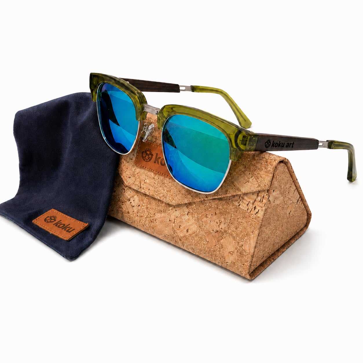 KOKU Art Gafas de Sol Unisex Diseño Exclusivo Artesanal Premium UV400