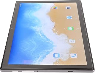 dsheng Business Tablet, IPS Display Gray Octa Core CPU Dual Camera 10 Inch Tablet PC 7000mAh for Travel (UK Plug)