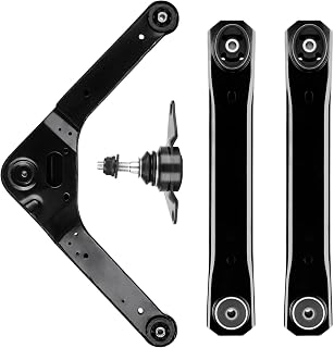 4PCS Rear Control Arm w/Ball Joint for Jeep Grand Cherokee 1999-2004, Upper and Lower Replacement Rebuild End Link Suspension Kit K643183 K641869 K7450