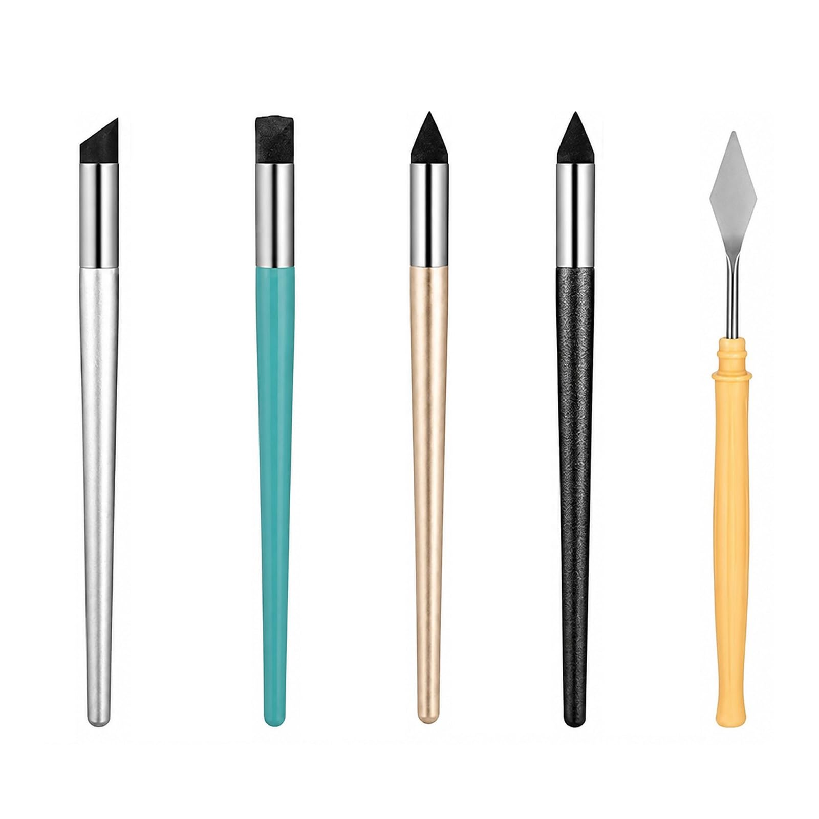 JORcadis 5-Piece Oil Pastel Blending Tools for Artists