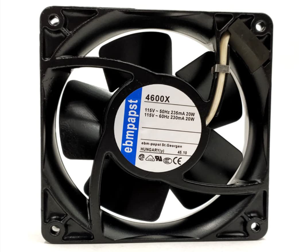 4600X 120x120x38mm 115V 235mA 20W 2800RPM 110CFM 12CM Cooling Fan