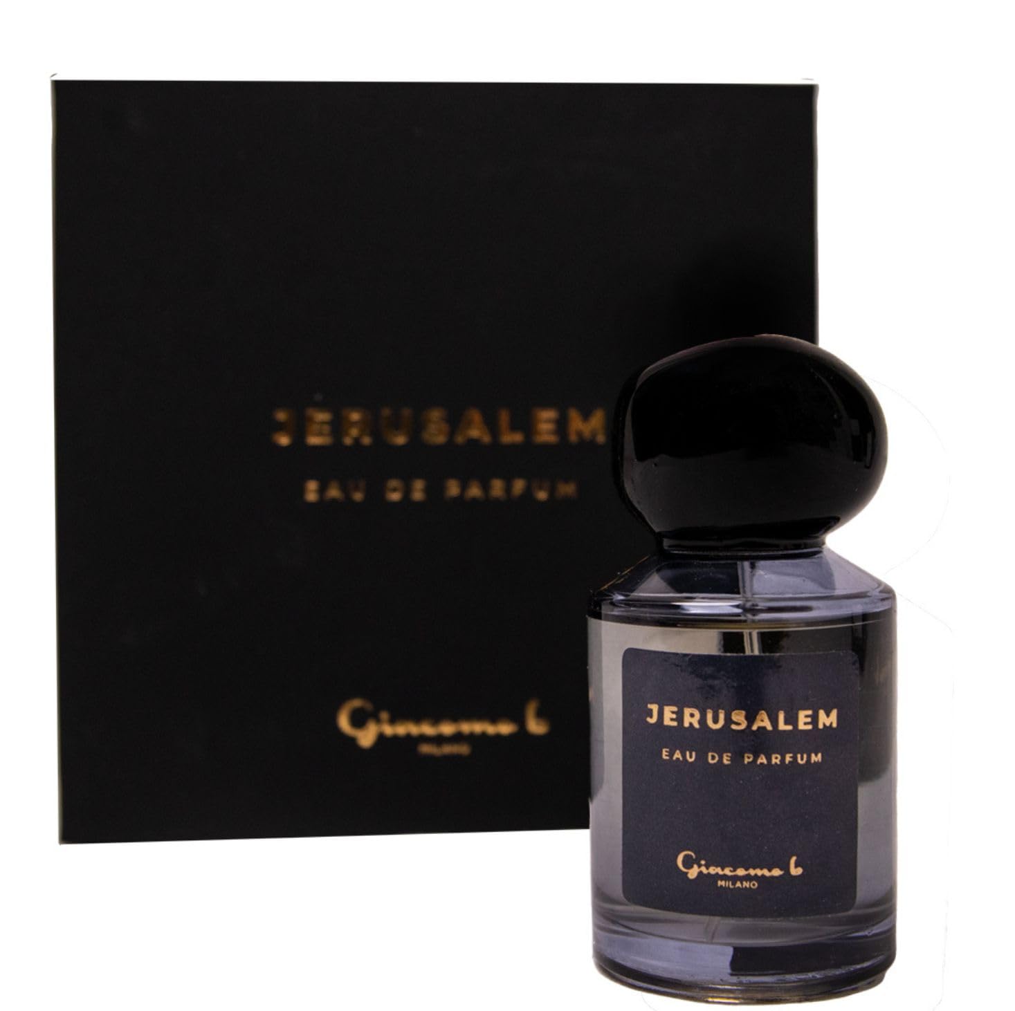 JERUSALEM Profumo Unisex Nardo Incenso Ambra 50ml | Fragranza Spirituale Aromaterapia | Eau De Parfum Rilassante Personale dalla Persistenza Leggera | Essenza di Amore e Devozione | Made in Italy