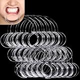 20 Pack Multi-Size Dental Cheek Retractor for Watch Ya Mouth/Speak Out Game C-Shape Teeth Whitening Intraoral Mouth Opener for Adults & Kids(10 Large 6 Medium 4 Small) (Clear)