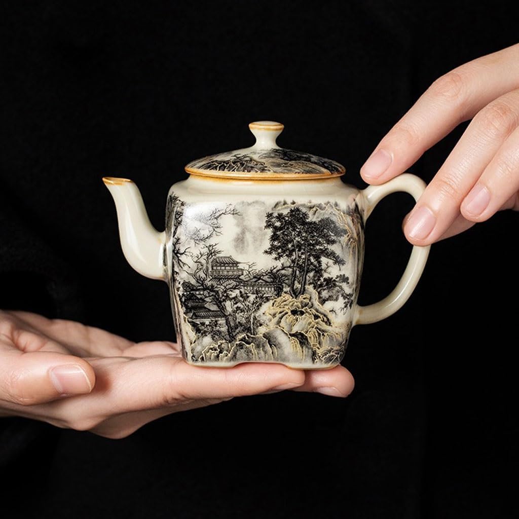 Ceramic Teapot Handmade Exquisite Teapot For Brewing Tea Household Ceramic Teapot Single Pot Chinese Tea Kettle Tea Pot Ceramic