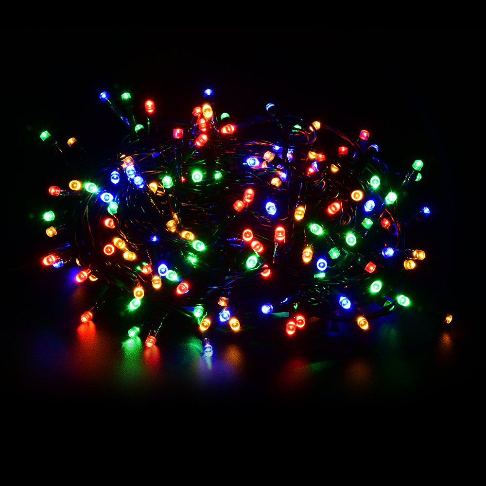 GYLEFY 100M Lichterkette Außen für Weihnachtsdeko, Bunt | Weihnachtslichterkette mit Fernbedienung, IP65 Wasserdicht, 8 Modi mit Timer, Dekoration für Partys, Innen & Außen