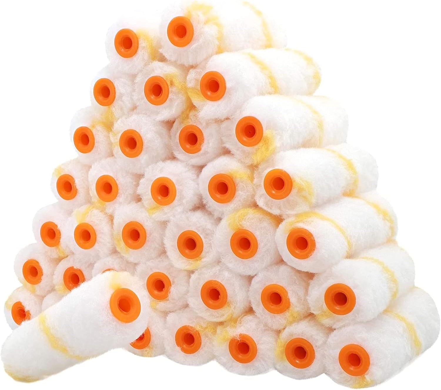 36 Pack Mini Paint Roller Covers, Painting Supplies, Roller Paint Brush (4 in)