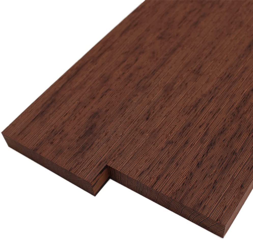 Barrington Hardwoods Wenge Lumber Boards - 3/4" x 4" (2 Pcs) (3/4" x 4" x 18")