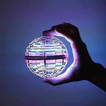 Kavya fashion Flying Ball Toys, Flying Orb Ball Boomerang Mini Pro Spinner Toys for Boys Girls Kids Adult Indoor Outdoor, USB Rechargeable Built-in RGB Lights 360?Rotating Magic Controller