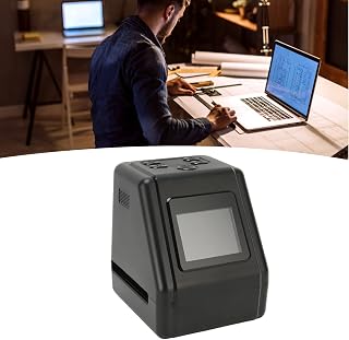 TARSHYRY Film Slide Scanner Convert, 135 126 110 Films Slides to Negatives Color Black White JPG Photos 12MP with 2.0in LCD Screen