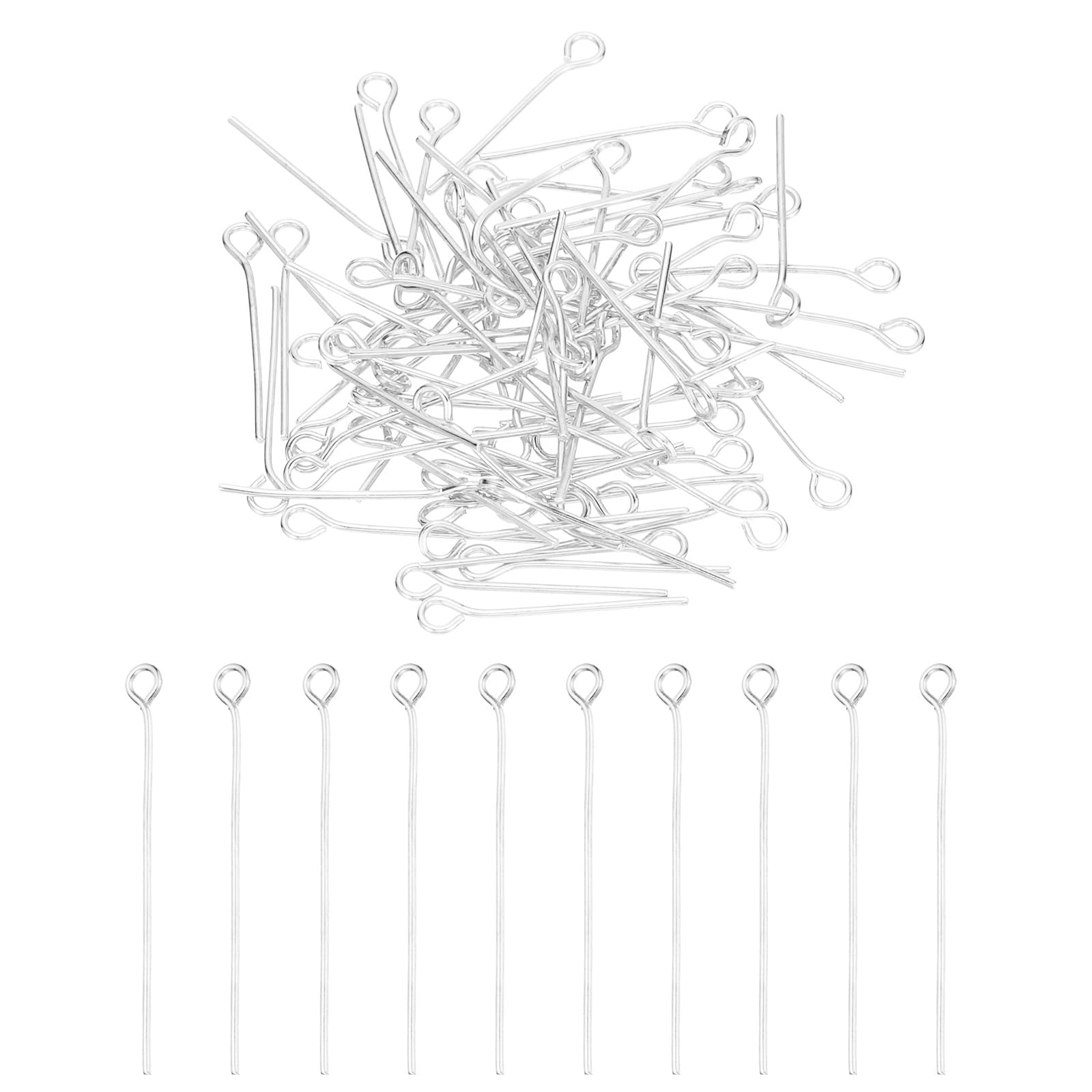 PATIKIL 20mm Open Eye Pins