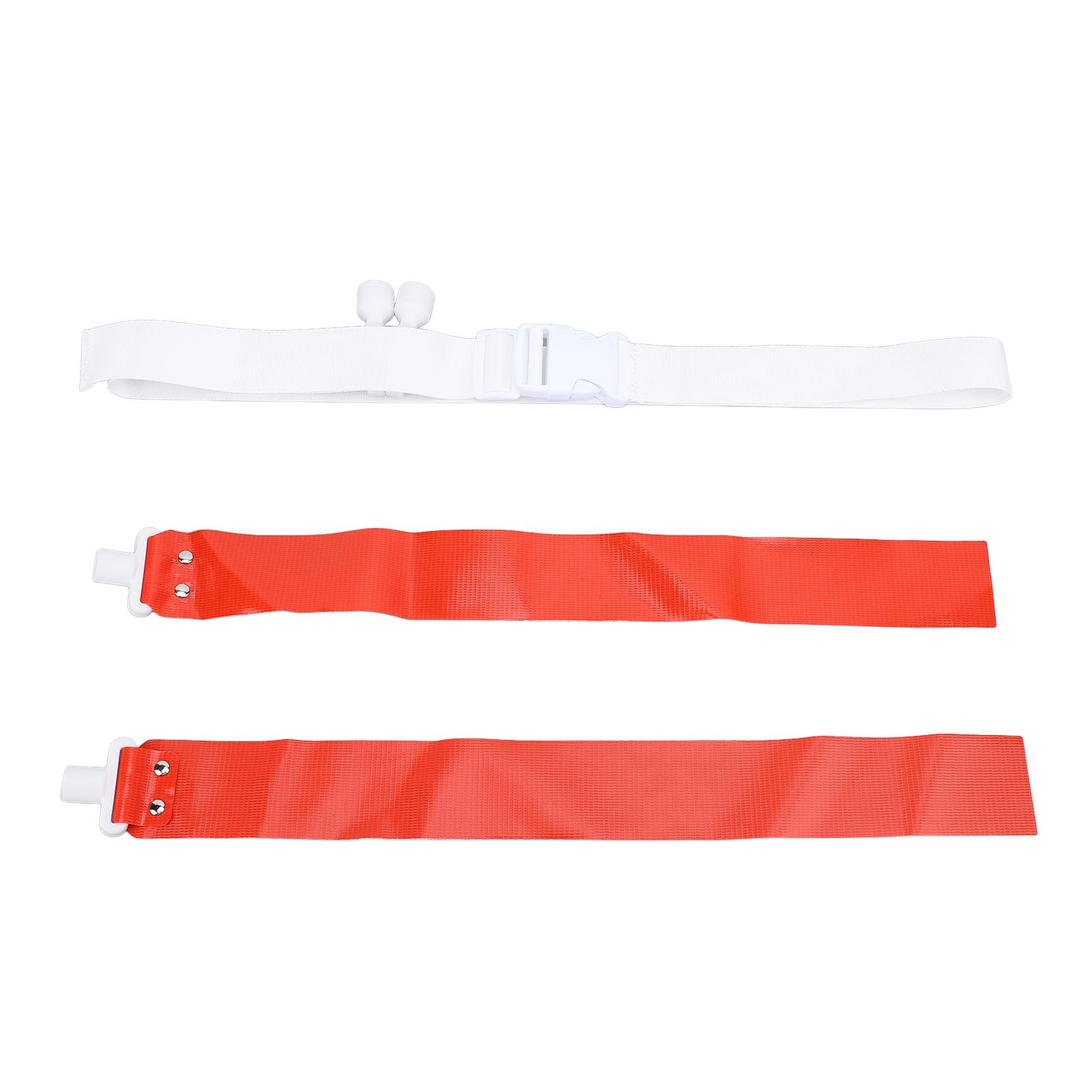 Football Belts Flag Set, Adjustable Tensile Strength, Fashionable Football Belts, Wear for Outdoor Sports Training (Red)