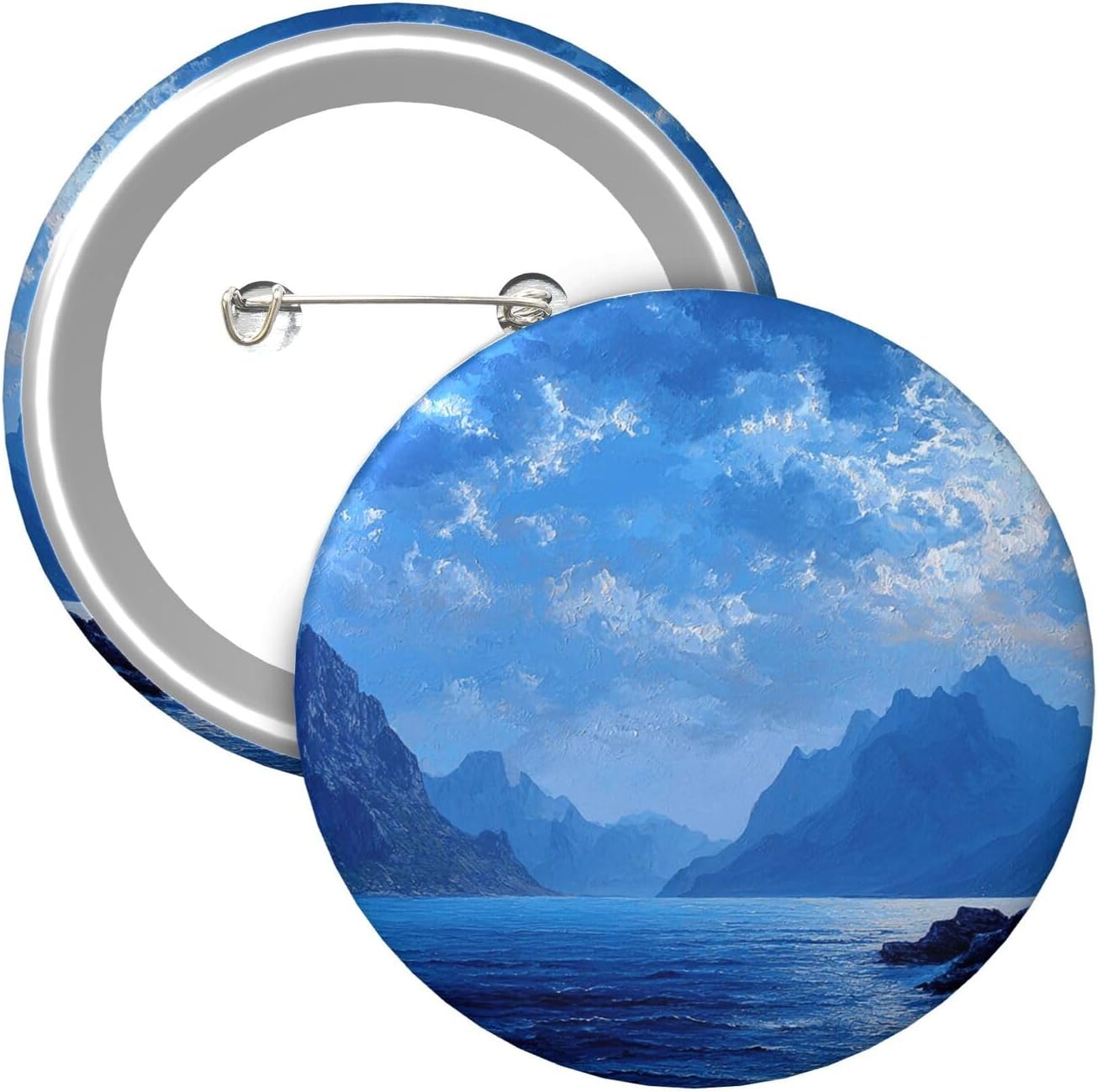 Button Badge 2.4 Inch Round Button Pins Personalized Custom Badge