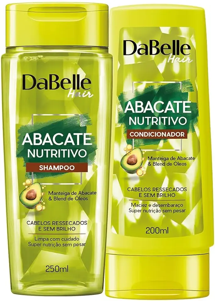 Duty - Kit Dabelle Shampoo 250Ml+Cond 175Ml Abacate Nutritivo