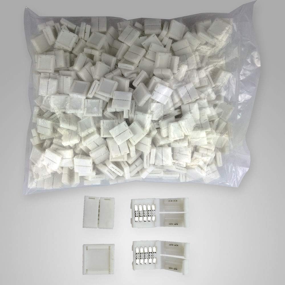 Davitu Electrical Equipments Supplies - 1000pcs 5Pin 12mm Free Soldering Connector without cable For 5050 RGBW RGBCW LED Strip light