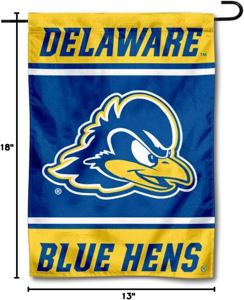 College Flags & Banners Co. Delaware Blue Hens Garden Banner Flag - Image 5