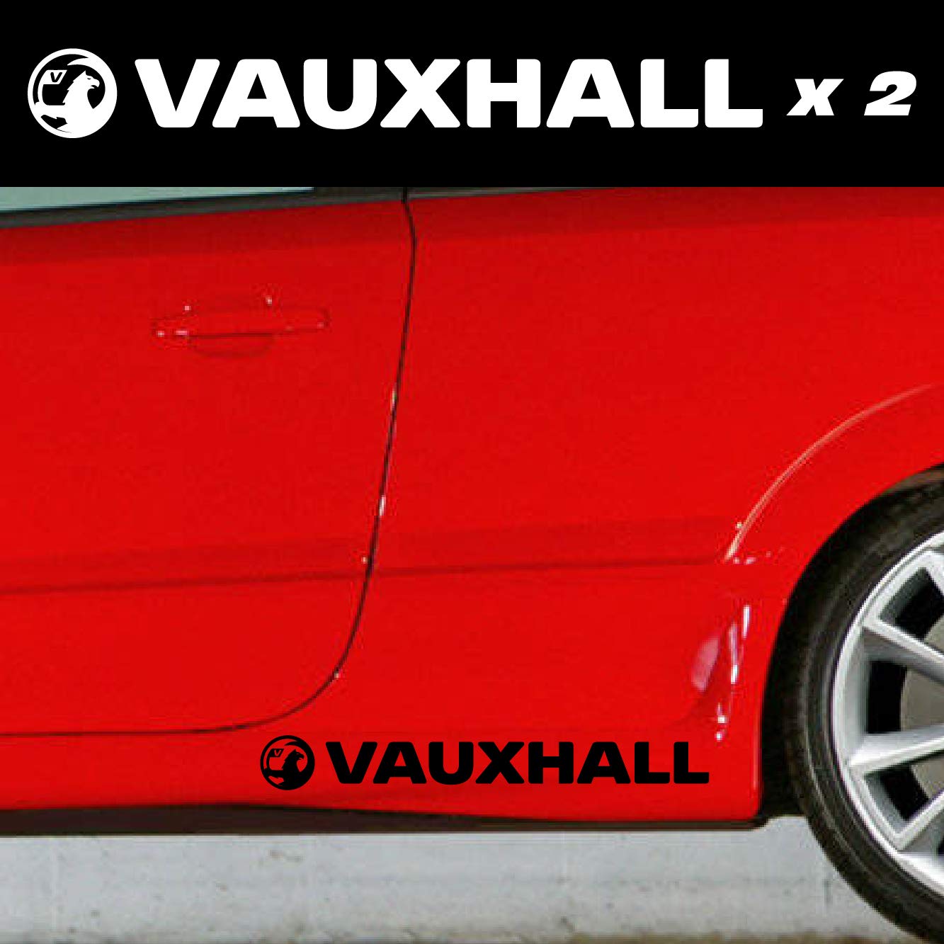 Adesivo 2x Strisce Fasce Laterali Opel Corsa Sticker Decal - Foto 12