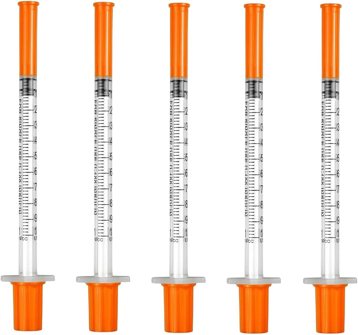 0.5ml/cc 30G 8mm Multipurpose Measuring & Dispensing Tool Plastic Tube Individually Packaed (20)