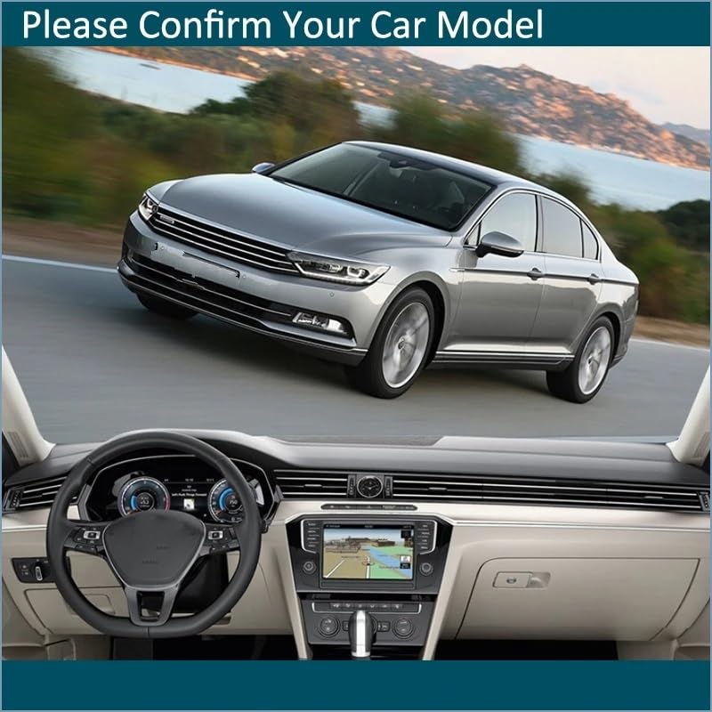 Alfombrilla salpicadero Passat Variant Alltrack 2015 2016 2017 2018 negro 3