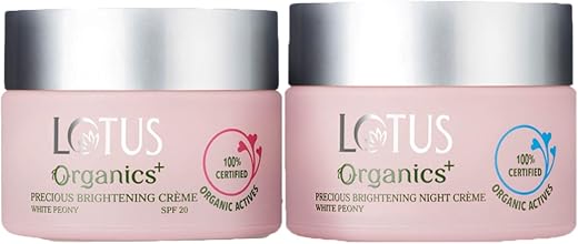 Lotus Organics+ Precious Day Cream_50g + Night Cream_50g (Set of 2)