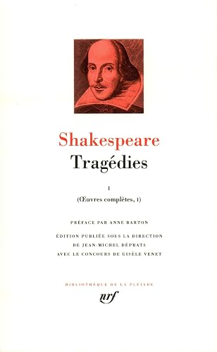 Couverture de Œuvres complètes, tome I : Tragédies