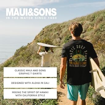 Maui AND Sons Neon Palm Pool Short (Black)