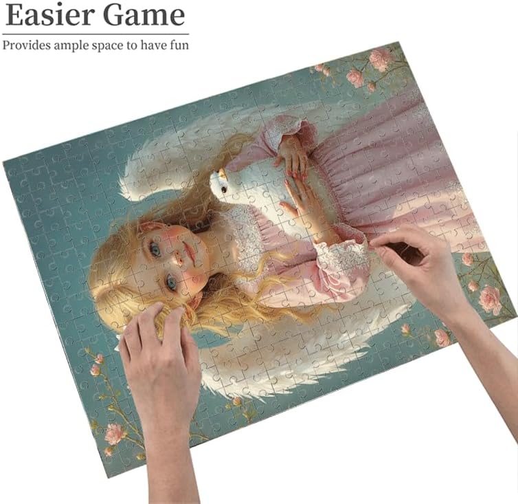 Angel with Dove Jigsaw Puzzle 1000 Pieces - Premium Puzzle for Adults - Home Decor Puzzle Game Birthday Gifts