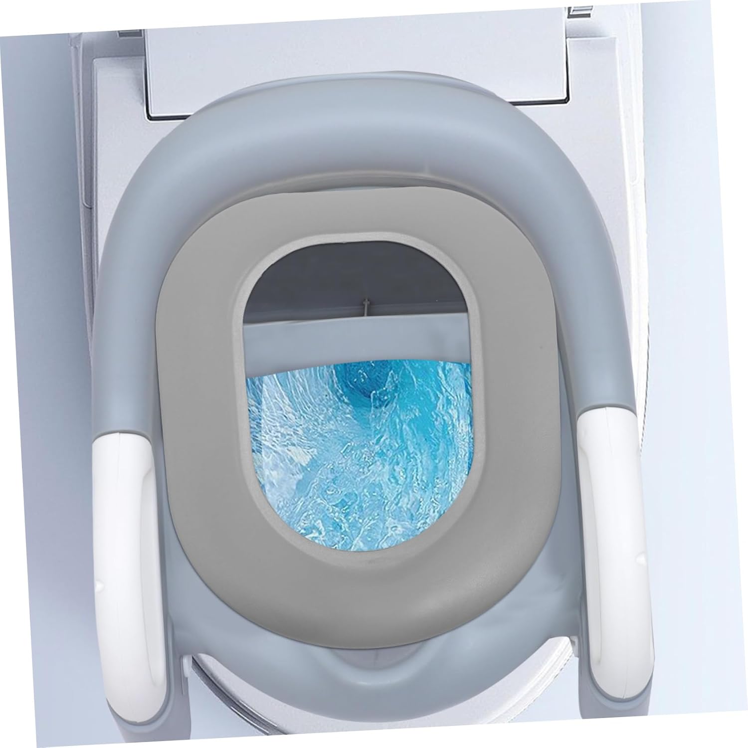 Washable Toilet Seat Cover for Soft PU Cushion Pad Portable and Non Slip Design for Comfortable Potty Training Compatible with Toilet Seats