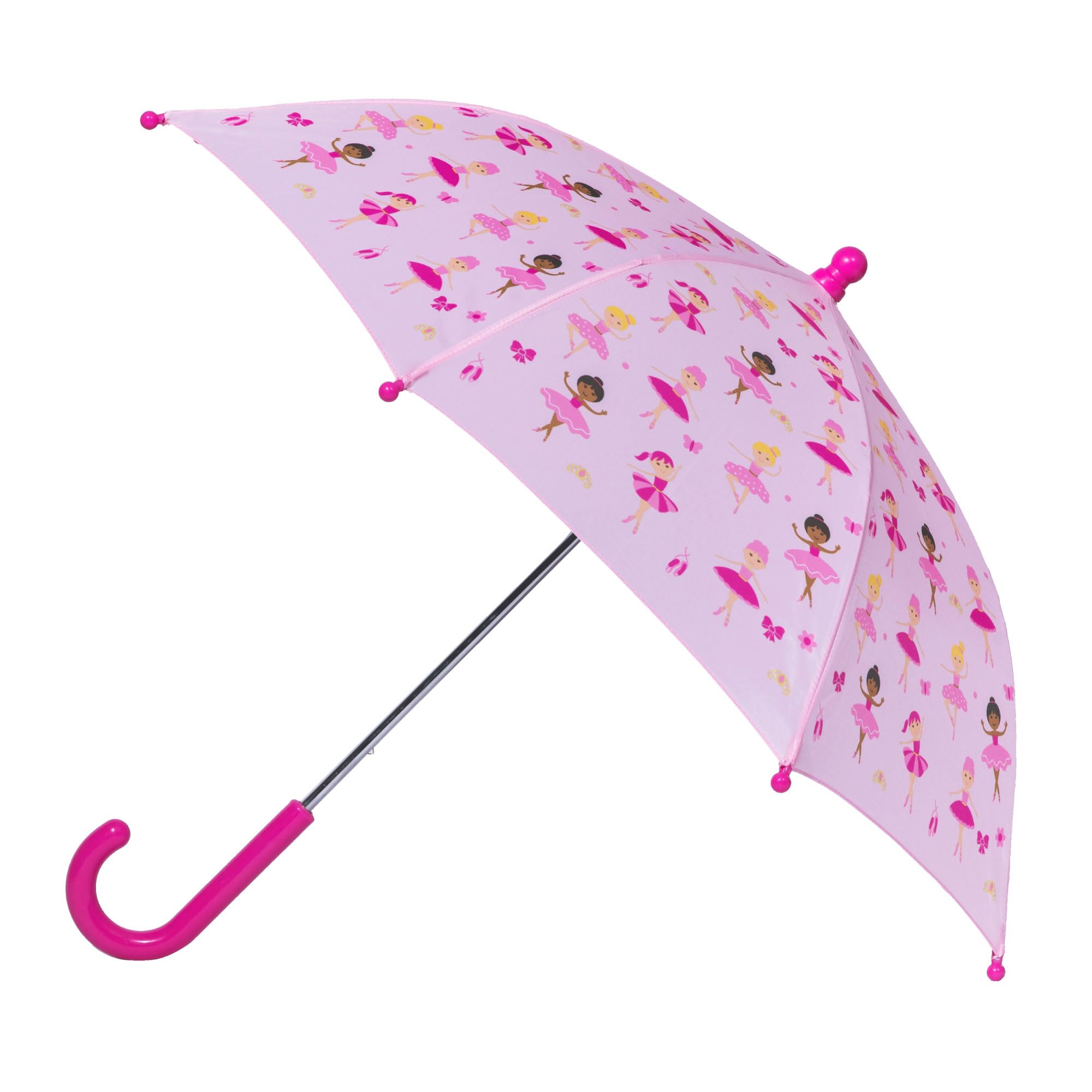 Wildkin Kids Umbrella – Rainproof Canopy, Curved Handle, Easy Hanging Design