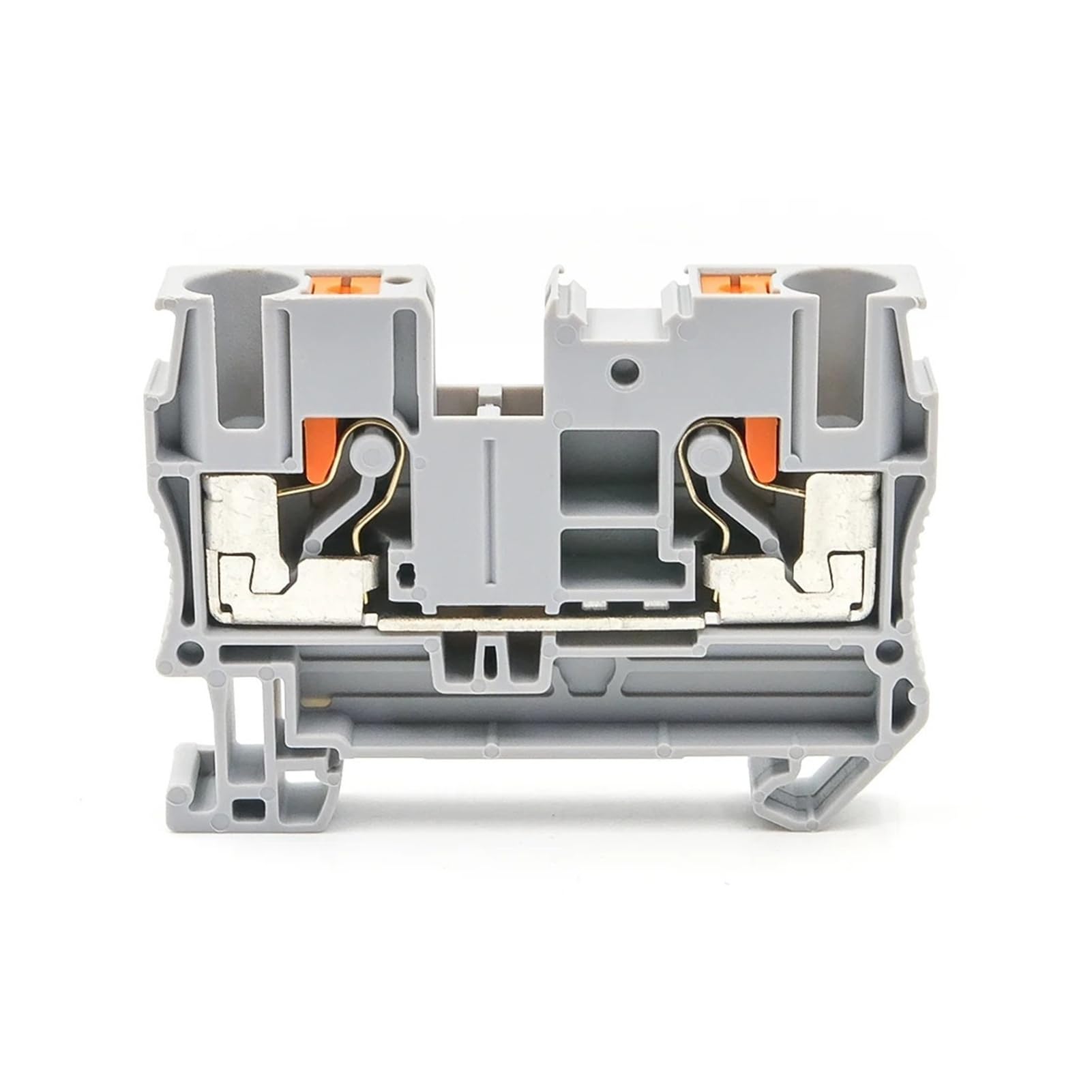 50 Stück PT 6 Federklemmenblock 6 mm DIN-Schiene sichere elektrische Verbindungen Industrie(PT-6-50 PCS-BLUE)