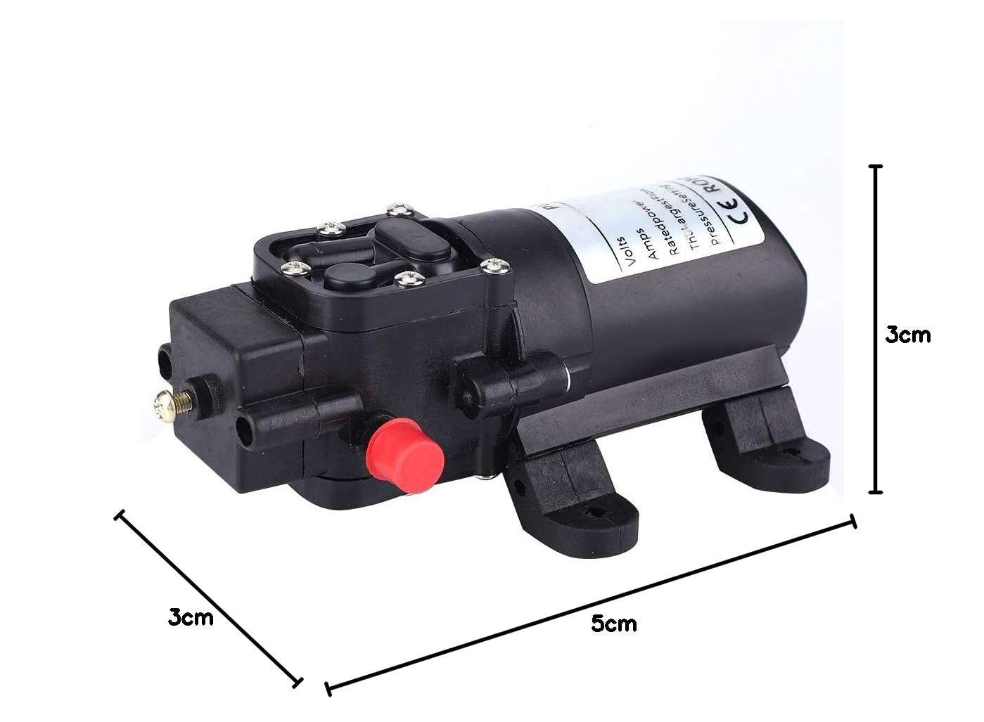 Pompe à Eau Haute Pression Diaphragme Amorçage Automatique pour Camping-Car, Caravane, Bateau, Jardin
