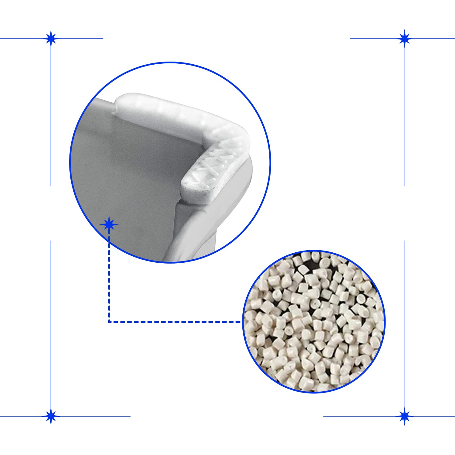 Lama Sam & Friends - Sgabello a due stadi per bambini di età superiore ai 18 mesi con funzione antiscivolo (Bianco-Grigio) (Sgabello Grigio)